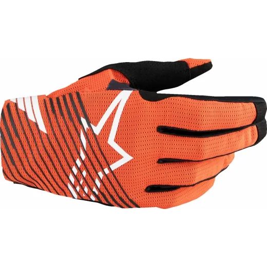 CIMDI RADAR PRO MX GLOVES (ORANŽA, MELNS)