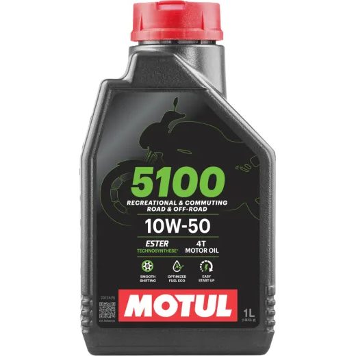 MOTOREĻĻA 4T DZINĒJIEM MOTUL 5100 10W50 1L