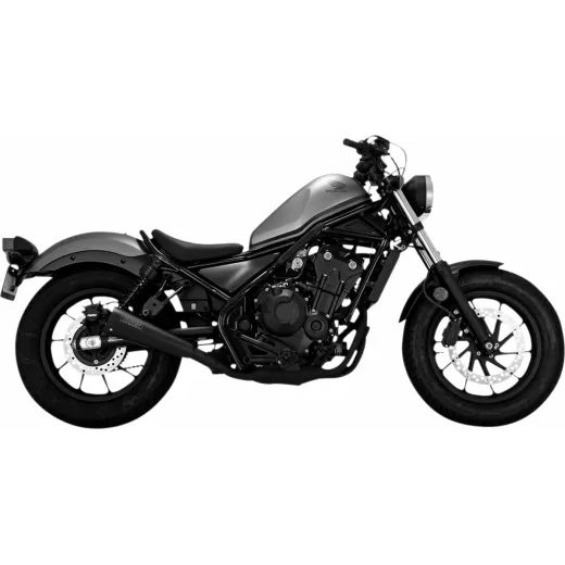 IZPŪTĒJS MUFFLER BLK HONDA REBEL 17-23 FOR HONDA CMX 300 (MĪKSTS TĒRAUDS)
