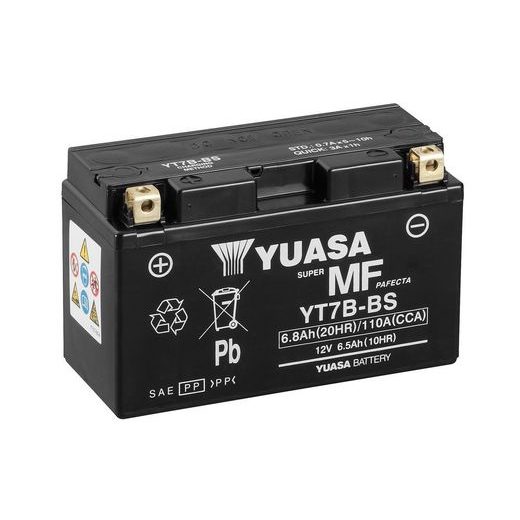 SLĒGTA TIPA AKUMULATORS YUASA YT7B-BS