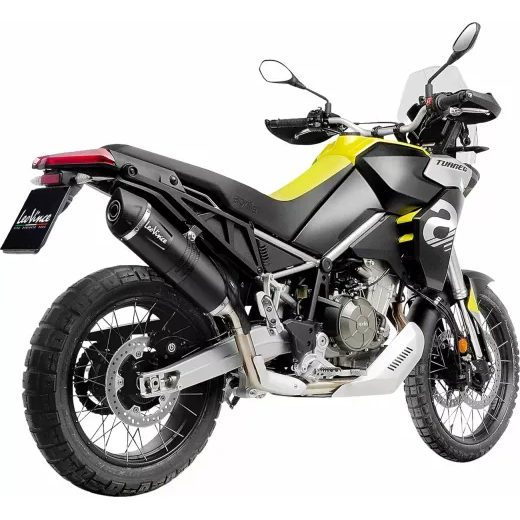 LABAIS MUFFLER LV1 TUAREG 660 BK FOR APRILIA TUAREG 660 ABS (OGLEKĻA ŠĶIEDRA)