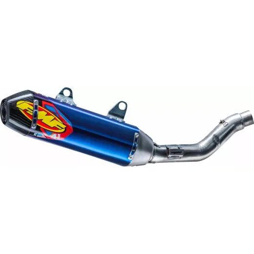 IZPŪTĒJS MUFFLER ANODIZED TITANIUM FACTORY 4.1 RCT CARBON CAP KX450F FOR KAWASAKI KX 450 (OGLEKĻA ŠĶIEDRA)