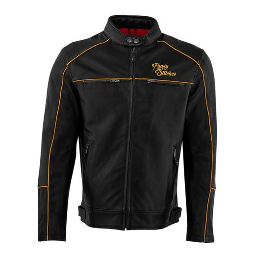 JAKA RUSTY STITCHES JACKET CHASE (MELNS, ZELTS)