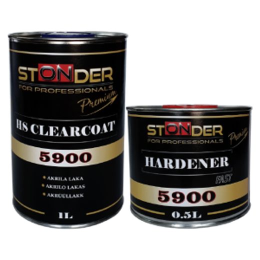 STONDER 5900 LAKAS KOMPLEKTS 1L + 0.5L STANDARTS