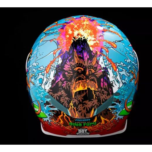 ĶIVERE AIRFORM™ DINO FURY HELMET (DAUDZKRĀSAINS)