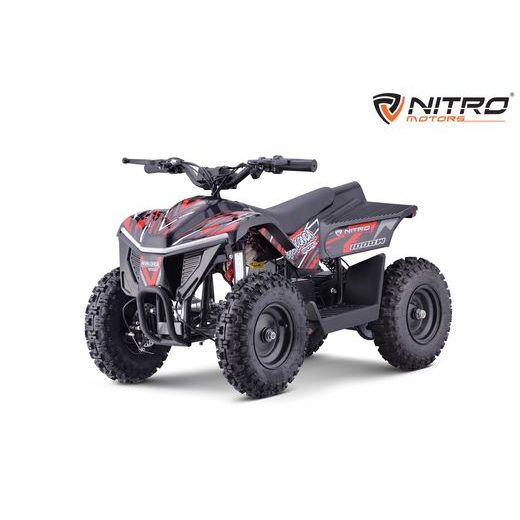 BĒRNU ELEKTRISKAIS KVADRICIKLS NITRO MOTORS E-QUAD ANACONDA VX 1000W 36V12AH LITIJA AKUMULATORS