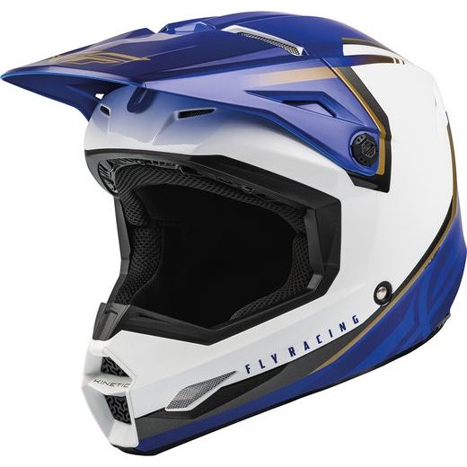 ĶIVERE FLY HELMET ECE KINETIC VISION (BALTS, ZILS)