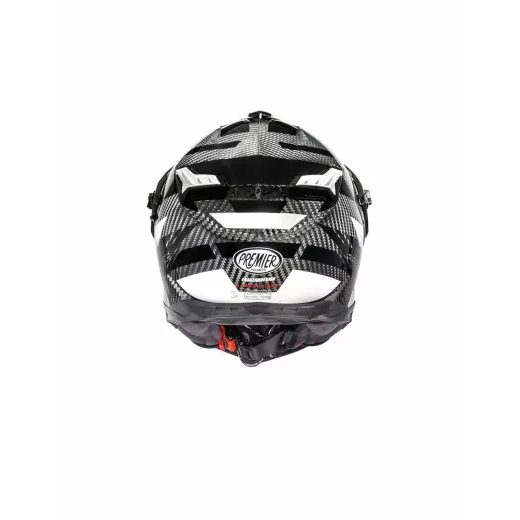 ĶIVERE DISCOVERY CARBON EA HELMET (MELNS, BALTS, KARBONS)
