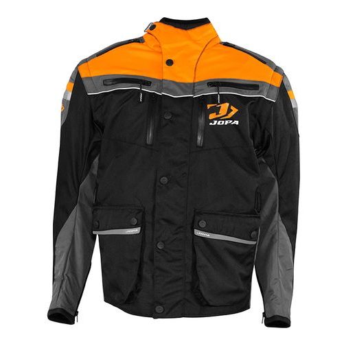JAKA JOPA ENDURO JACKET IRON EVO (MELNS, ORANŽA)