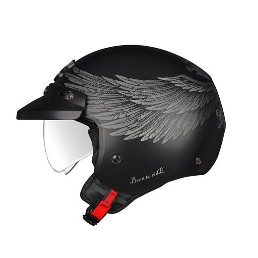ĶIVERE NEXX HELMET Y.10 EAGLE RIDER (MELNS, PELĒKS, MATĒTS)