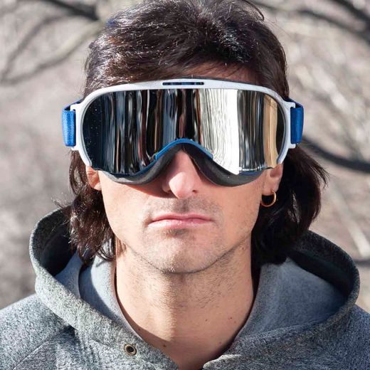 GOGGLES ARIETE WABI 14980-SABA SILVER MIRROR LENS BLUE/GREEN