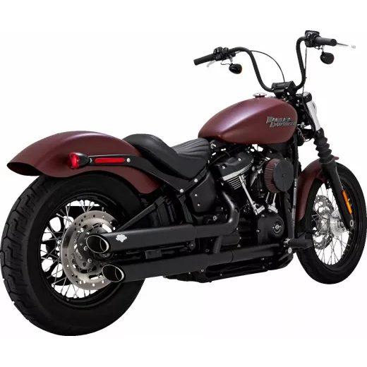LABAIS MUFFLERS 3"BLK.TS 18+ST FOR HARLEY DAVIDSON FLDE 1750 ABS (MĪKSTS TĒRAUDS)