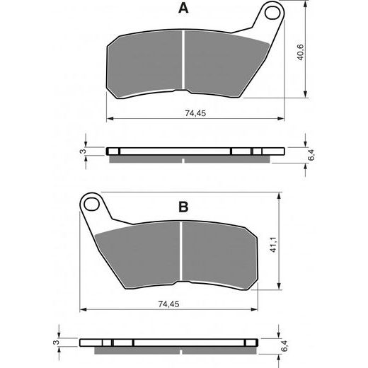 BREMŽU UZLIKAS GOLDFREN 366 GP6