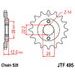 ĶĒDES KOMPLEKTS D.I.D CHAIN - SUDRABA CHAIN 520 ZVM-X, X-RING (X, NX, QX, XS), CHK FRONT SPROCKET JT, CHK REAR SPROCKET SUPERSPROX PRIEKŠ DUCATI PASO 750 1988-1990