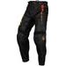 BIKSES FLY MX-PANTS F-16 YOUTH (MELNS, DZELTENS)