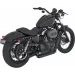 IZPLŪDES SISTĒMA EXH SS STAG BLK 04-13 XL FOR HARLEY DAVIDSON XL 1200 C (TĒRAUDS)
