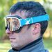 GOGGLES ARIETE WABI 14980-NBT CAURSPĪDĪGS STIKLS WHITE / TURQUOISE