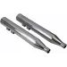 IZPŪTĒJS MUFFLERS 4" MEGAPHONE DNT | FLT 95-16 - CHROME FOR HARLEY DAVIDSON FLHR 1340