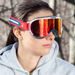 GOGGLES ARIETE WABI 14980-RABR RED MULTILAYER LENS RED/BLUE
