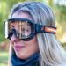 GOGGLES ARIETE WABI 14980-NNO CAURSPĪDĪGS STIKLS BLACK / ORANGE