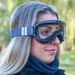 GOGGLES ARIETE WABI 14980-NGB CAURSPĪDĪGS STIKLS GREY / WHITE