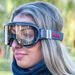 GOGGLES ARIETE WABI 14980-NGB CAURSPĪDĪGS STIKLS GREY / WHITE