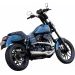 IZPLŪDES SISTĒMA EXHAUST QUALIFIER 2:1 BRUSHED NERŪSĒJOŠAIS TĒRAUDS DYNA 2006-07 FOR HARLEY DAVIDSON FXD 1584 (NERŪSĒJOŠAIS TĒRAUDS)