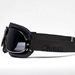 GOGGLES ARIETE ARIETE VINTAGE 13990-NV BLACK LEATHER RUTHENIUM FRAME, FUME LENS