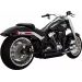 IZPLŪDES SISTĒMA SHORT SHOTS STAGGERED BLACK FOR HARLEY DAVIDSON FLFB 1750 ABS