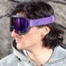 GOGGLES ARIETE WABI 14980-VNGV PURPLE MULTILAYER LENS PURPLE/GREY