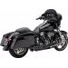 IZPLŪDES SISTĒMA 2:1 W/TIP BLK FLH FOR HARLEY DAVIDSON FLHR 1750 ABS