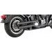 LABAIS MUFFLERS 3"BL.TS 7-17STFB FOR HARLEY DAVIDSON FLSTF 1584 (MĪKSTS TĒRAUDS)