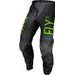 BIKSES FLY MX-PANTS KINETIC BOA YOUTH (MELNS, ZAĻŠ)