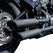 IZPŪTĒJS MUFFLER S/C BLK RACE FLFB FOR HARLEY DAVIDSON FLFB 1750 ABS
