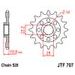 ĶĒDES KOMPLEKTS EK - SUDRABA CHAIN 520 SRX, X-RING (X, NX, QX, XS), CHK FRONT SPROCKET JT, CHK REAR SPROCKET JT PRIEKŠ APRILIA RXV 5.5 2006-2012