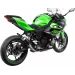 IZPŪTĒJS SLPON LV-10 BLK NINJA 400 FOR KAWASAKI EX 400 (NĒRUSĒJOŠAIS TĒRAUDS)
