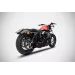IZPLŪDES SISTĒMA SPORTSTER 2IN1 E3 BLACK CONICAL 14-16 FOR HARLEY DAVIDSON XL 1200 C