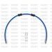 STANDARD PRIEKŠĒJO BREMŽU ŠĻŪTEŅU KOMPLEKTS VENHILL POWERHOSEPLUS TRI-8003F-SB (3 ŠĻAUKAS KOMPL.) SOLID BLUE HOSES, CHROMED FITTINGS