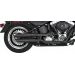 LABAIS MUFFLERS 3"BL.TS 7-17STFB FOR HARLEY DAVIDSON FLSTF 1584 (MĪKSTS TĒRAUDS)