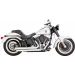 IZPLŪDES SISTĒMA BIG SHOTS STAGGERED CHROME 86-09 SOFTAIL FOR HARLEY DAVIDSON FLST 1340