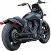 IZPŪTĒJS MUFFLERS 4" RACE - INDIAN SCOUT 15-23 - BLACK FOR INDIAN SCOUT 60 ABS