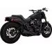 IZPLŪDES SISTĒMA 2-1 SS BLK 18+ST FOR HARLEY DAVIDSON FLDE 1750 ABS (304 NERŪSĒJOŠAIS TĒRAUDS)