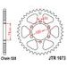 ĶĒDES KOMPLEKTS EK - SUDRABA CHAIN 520 SRX, X-RING (X, NX, QX, XS), CHK FRONT SPROCKET SUPERSPROX, CHK REAR SPROCKET JT PRIEKŠ HYOSUNG GV 250 AQUILA 2004-2015