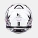 ĶIVERE MT HELMETS THUNDER 3 SV WILD GARDEN GLOSS PEARL WHITE/PURPLE