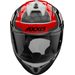FULL FACE ĶIVERE AXXIS DRAKEN S COUGAR GLOSS FLUOR RED S