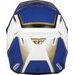 ĶIVERE FLY HELMET ECE KINETIC VISION (BALTS, ZILS)