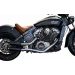 IZPŪTĒJS MUFFLER IND SCOUT BLK FOR INDIAN SCOUT 60 ABS (TĒRAUDS)