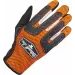 CIMDI ANZA GLOVES (ORANŽA, MELNS)