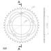 ĶĒDES KOMPLEKTS EK - SUDRABA CHAIN 520 DEX, X-RING (X, NX, QX, XS), CHK FRONT SPROCKET SUPERSPROX, CHK ALUMINIUM CHK REAR SPROCKET SUPERSPROX PRIEKŠ APRILIA RS 250 1995-2002