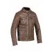 JAKA DRIFTER LEATHER JACKET (BRŪNS)